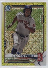 2021 Bowman Chrome Prospects Mega Box Yellow Mojo Refractor 6/75 Nick Yorke 0x50