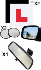 Blind Spot Mirrors Driving Lessons Instructor Magnetic L Plates Interior Mirror