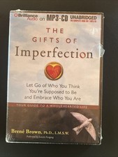 The Gifts of Imperfection: Let Go of Who You Think MP-3 CD Audiobook New