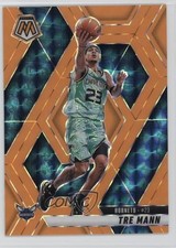 2024-25 Panini Mosaic Fluorescent Orange Mosaic Prizm /25 Tre Mann #113 1js2