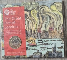 2016 Great Fire of London £2 Two Pound Coin Royal Mint Brilliant Uncirculated