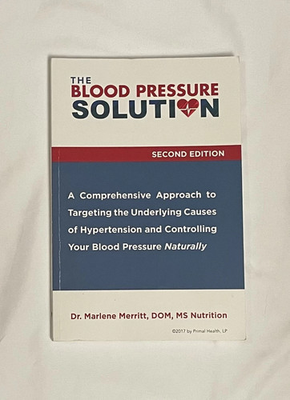 #ad The Blood Pressure Solution by Dr. Marlene Merritt 2017 Second Edition Paperback $67.00