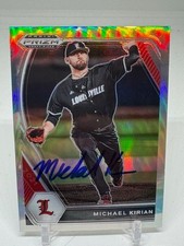 2021 Panini Prizm Draft Picks Baseball SIGNED RC  Michael Kirian PDP173 Silver