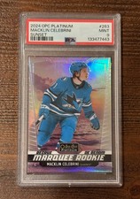 PSA Mint Sunset Parallel Marquee Rookie O-PEE-CHEE PLATINUM MACKLIN CELEBRINI 