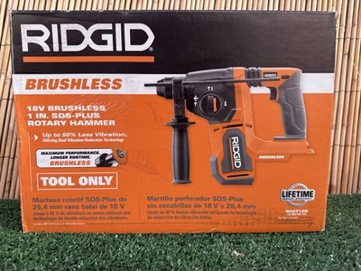 NEW RIDGID 18V Brushless SDS-Plus Cordless Rotary Hammer R86712B (Tool Only )