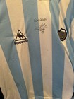 Diego Armando Maradona Signed Argentina Soccer Jersey SZES Forensic COA — photo 1