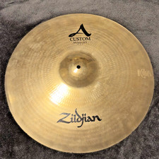 Zildjian 20 A Custom Medium Ride Cymbal Very Good Condition, No Cracks/Keyhol