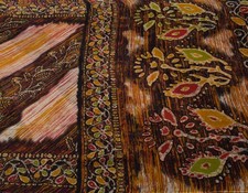 Sushila Vintage Indian Saree 100 Pure Cotton Printed 5 Yard Soft Craft Fabric