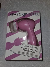 Spascriptions Facial Cleansing Power Brush 2 Speed Deep Cleans Skin Exfoliates