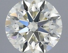 GIA CERTIFIED 0.30 Ct Natural Diamond N/VS2 Grade Loose Round Excellent 4 mm 716.13 per carat