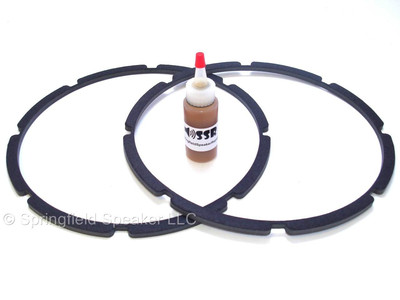10'' Pro-Grade Speaker / Subwoofer Chip Gaskets - adhesive incl - 2 Pack