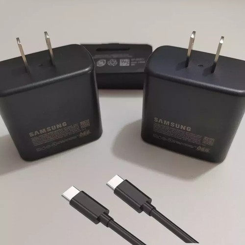 Original Samsung Galaxy 45 Watts USB-C Super Fast Charging Wall Charger & Cable - Picture 3 of 13
