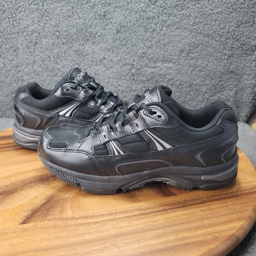 Vionic 23 Zapatos Triple Negro Cuero Mujer Talla 7 Caminar Tenis Atléticos - Imagen 4 de 11