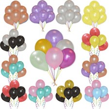20 Latex PLAIN BALOONS BALLONS helium BALLOONS Quality Party Birthday Wedding