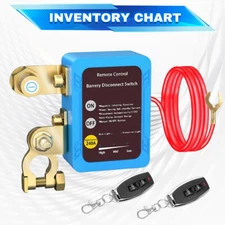 12V 240A Car Battery Remote Control Switch Leakage Protection Power Shut Off