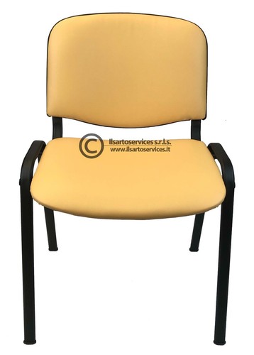 SEDIA SEDIE UFFICIO ATTESA RIUNIONI CONFERENZE ECOPELLE COLORI VARI NUOVA - Foto 16 di 26