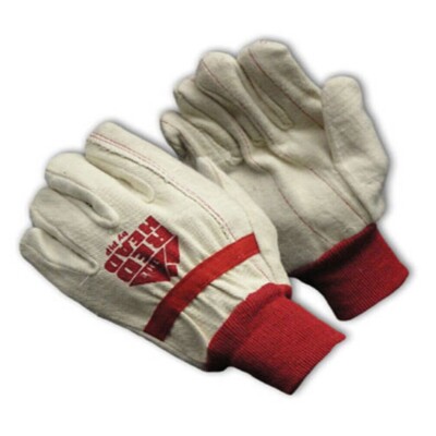 PIP 92-920/M Medium Red Canvas Gloves (12 Pair)