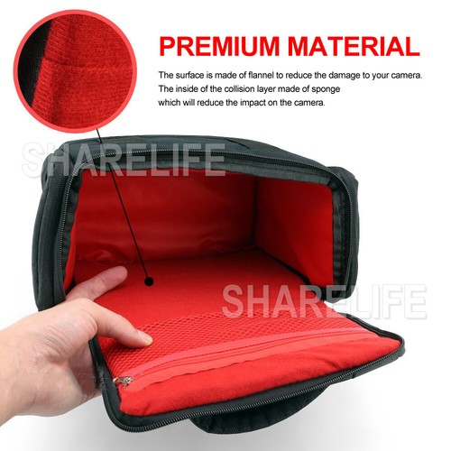 Waterproof DSLR Camera Bag Shoulder Lens Carry Case For Canon Nikon EOS SLR Sony - Picture 5 of 9