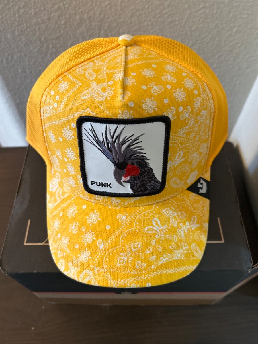 NIB Goorin Bros Trucker Hat Yellow - Spray Paint Arch