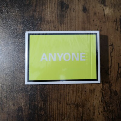 Anyone Worldwide Insane Cap Logo Yellow Playing Cards New USPCC Cardistry Deck