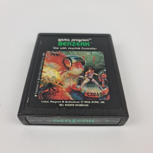 Berzerk Atari 2600 Cartridge With Manual - Picture 2 of 5