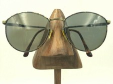 Vintage Rem Rembrand Wendy Autumn Gold Blue Oval Sunglasses FRAMES ONLY