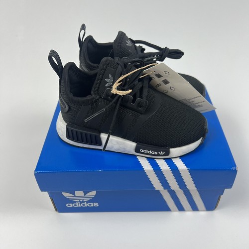 Adidas NMD_R1 I Refined Toddler's Shoes Core Black-White H02345 Size 6K - Picture 3 of 10