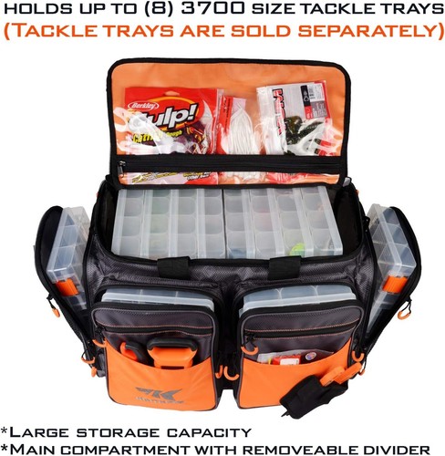 Modern Fishing Tackle Gear Bag Saltwater Resistant Large-Lunker Without Trays - Picture 4 of 10