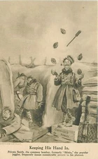 Postcard C-1916 British Military Army Trench life juggler comic humor 23-11230