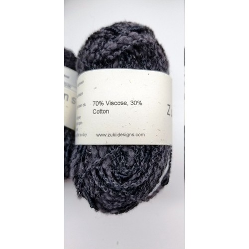 Skeins Zukii Designs Kyoto Charcoal, Knitting Crochet Yarn Lot of 4 Craft Supply - Picture 4 of 5