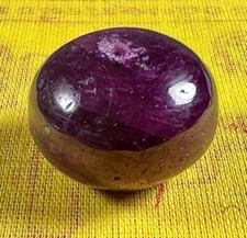 VERY LARGE REAL NATURAL 84ct RUBY FOCAL BEAD 4th KHAMPA FESTIVAL KANGDING TIBET