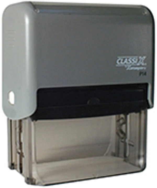 XSTAMPER Custom Name / logo Self-Inking Stamp P14 - Self-Inking Message Stamp 1-1/2" x 3"