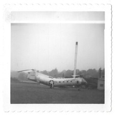 Vintage Photo WWII US Air Force Plane On Ground 1940s Snapshot Jet America Army