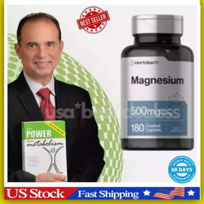 Cápsulas De Magnesio Antiestrés Citrato De Magnesio Puro Y Potasio FREE SHIPPING