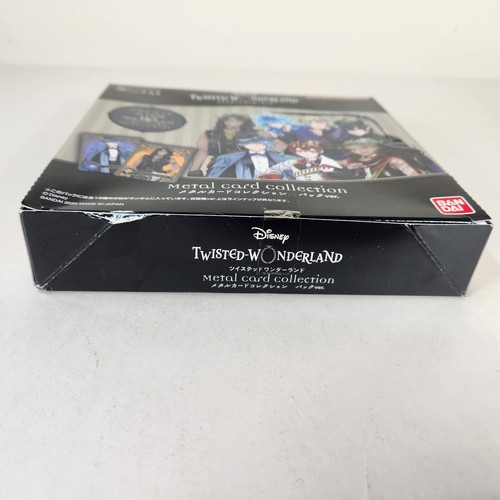 Bandai Disney Twisted Wonderland Metal Card Collection 1 Box Japan US SELLER - Picture 5 of 7