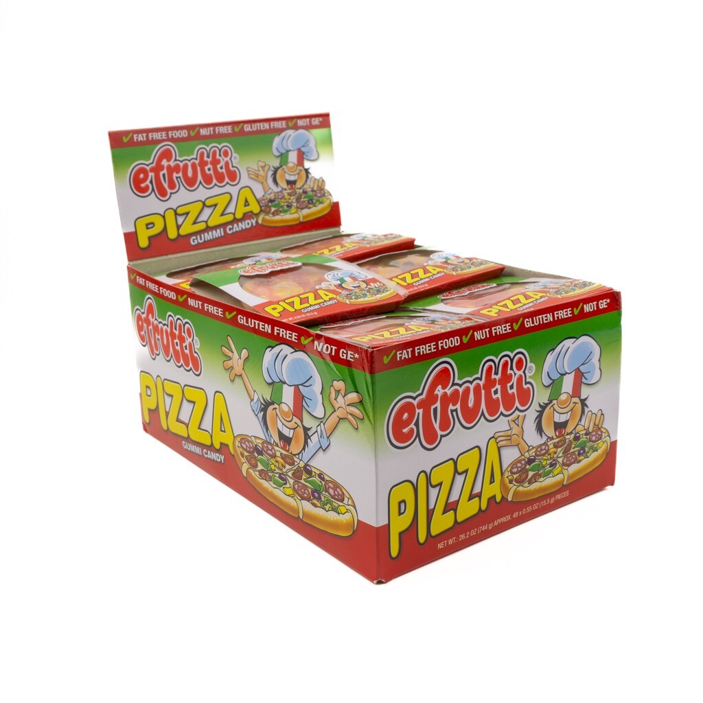 48 piezas de goma caramelo para pizza de frutas