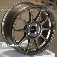 Circuit Performance Cp23 16x7 4x100 35 Flat Bronze Wheels Rims Type R Style