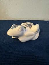 Elizabeth Arden Ceramic Frog Pomander Sachet Red Gold White — listing 5