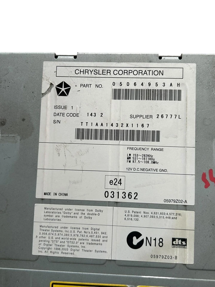 Autoradio Jeep Compass MK49 2011/2016 - Immagine 3 di 4