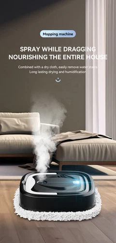 Robotic Vacuum Cleaner Wet And Dry Mop Automatic Sweeper Robot Brushless Motor - Picture 5 of 21