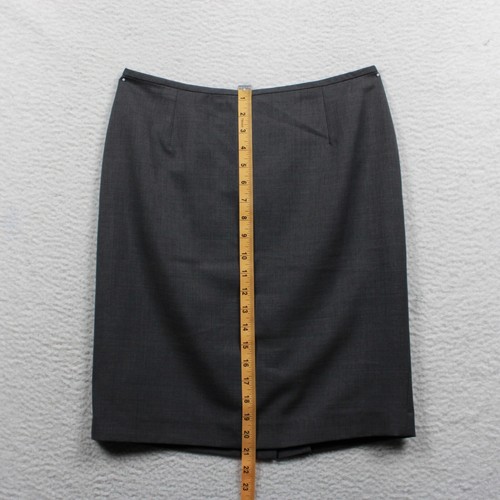 Kasper Pencil Skirt Petite Size 4P Solid Gray - Picture 4 of 10