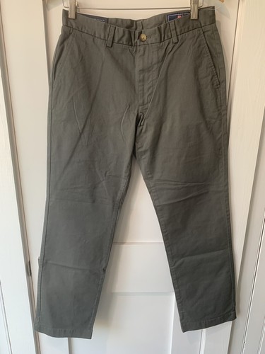 NWT Vinyard Vines Boys British Olive, Breaker Pants Size 30”W X 30”L - Picture 3 of 4