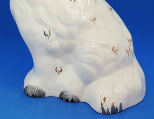 Statuina Beswick vintage Art Deco antica Staffordshire spaniel cane ornamento - Foto 8 di 10