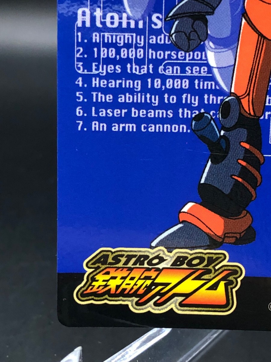 Atlas Astro Boy Osamu Tezuka Productions Hero Card Marudai Foods