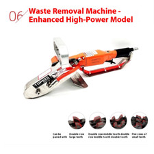 Round Disc Claw Pneumatic Cardboard Carton Box Waste Stripper Stripping