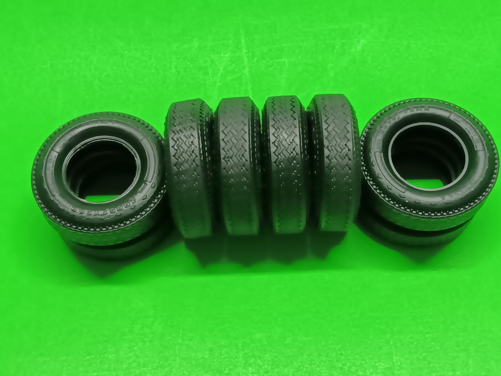 Dayton Wheels Rim Goodyear Custom Hi-Miler 1/25 Fruehauf Van Trailer AMT