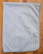 The Children's Place Gray Polka Dot Baby Blanket Velour Sherpa Security Lovey