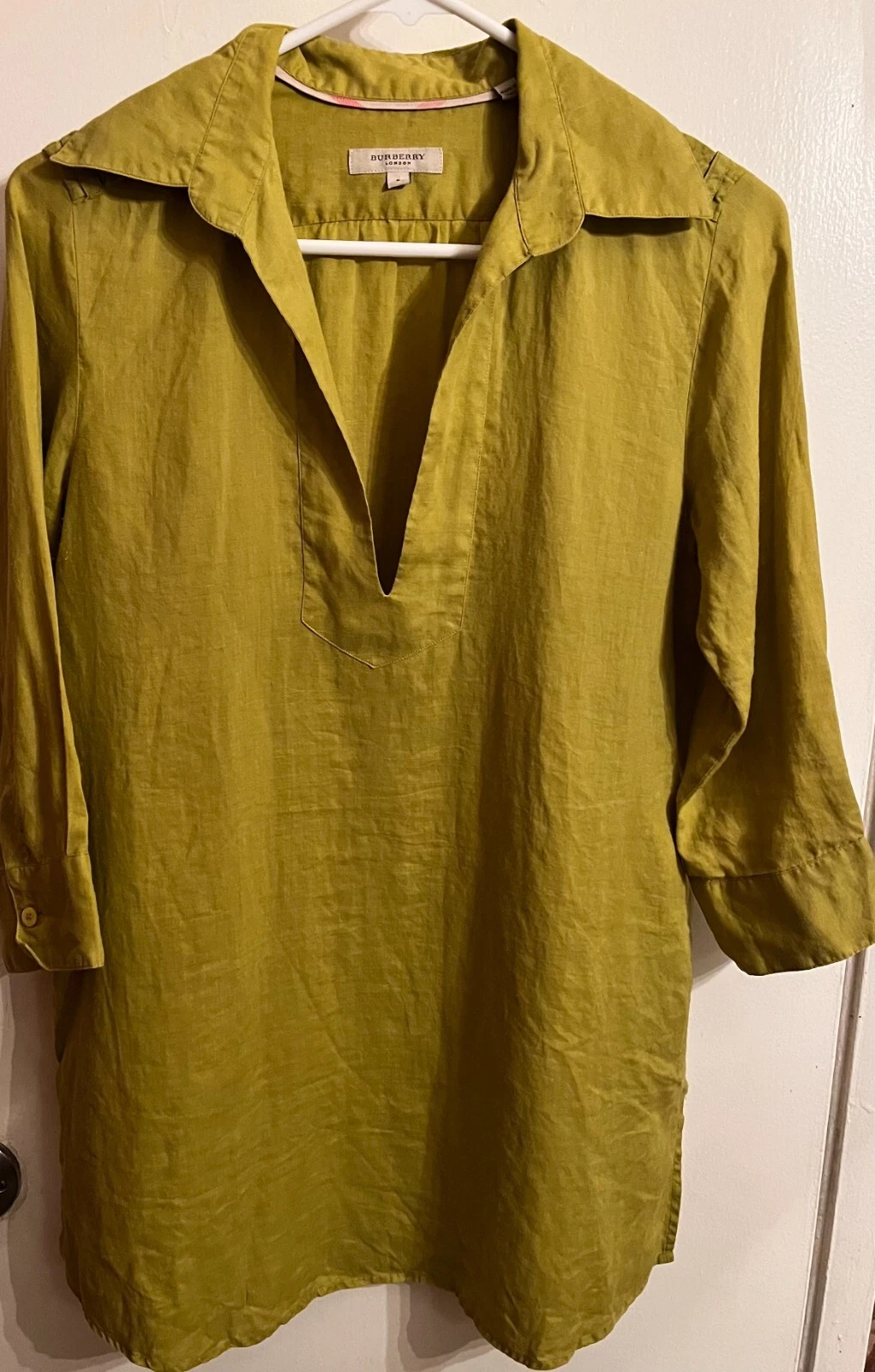 BURBERRY LONDON tunica donna manica 3 4 taglia S made in Italy