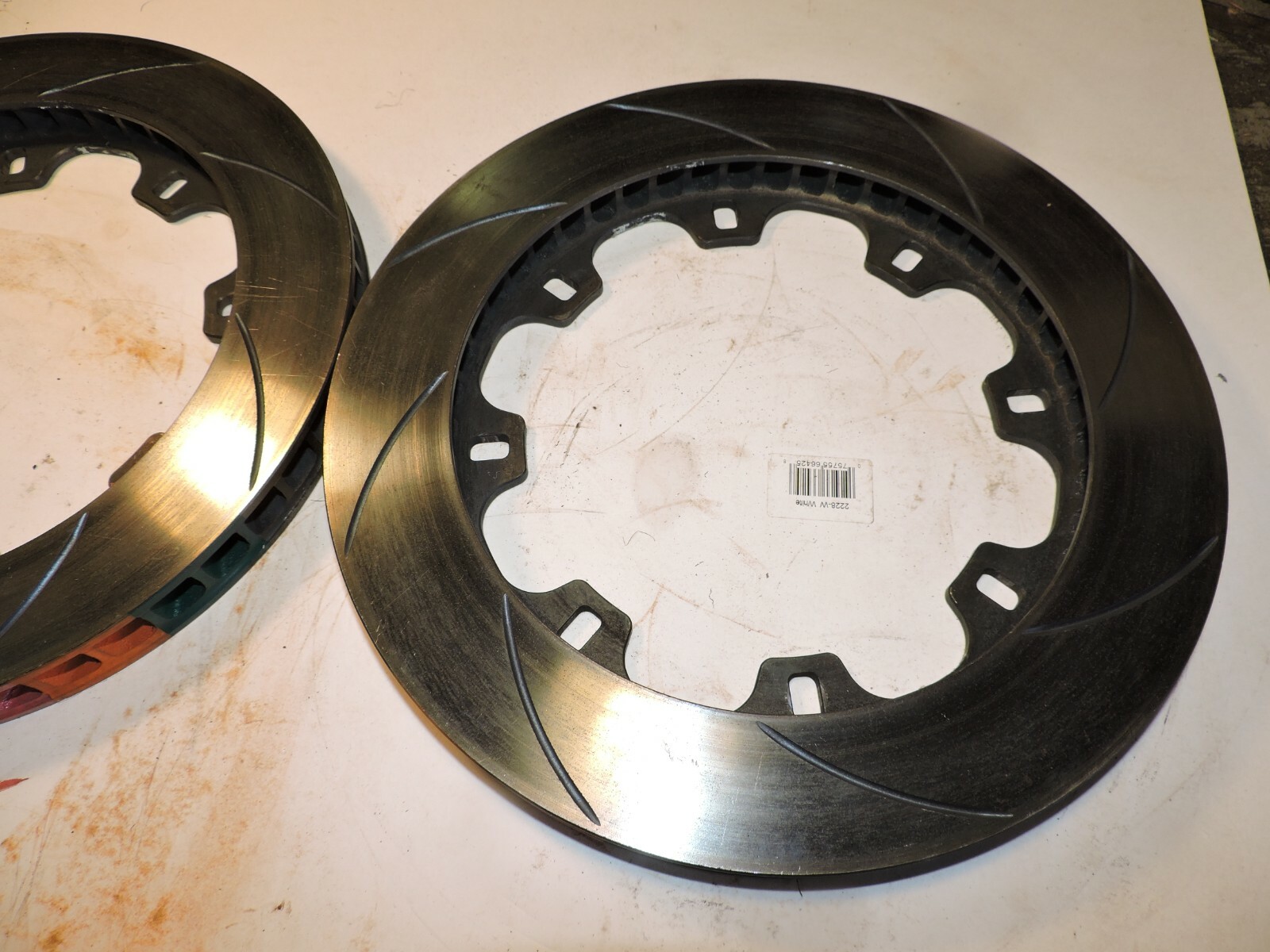 NEW AP rear brake rotors CP4248 117 & 116 1 1/8