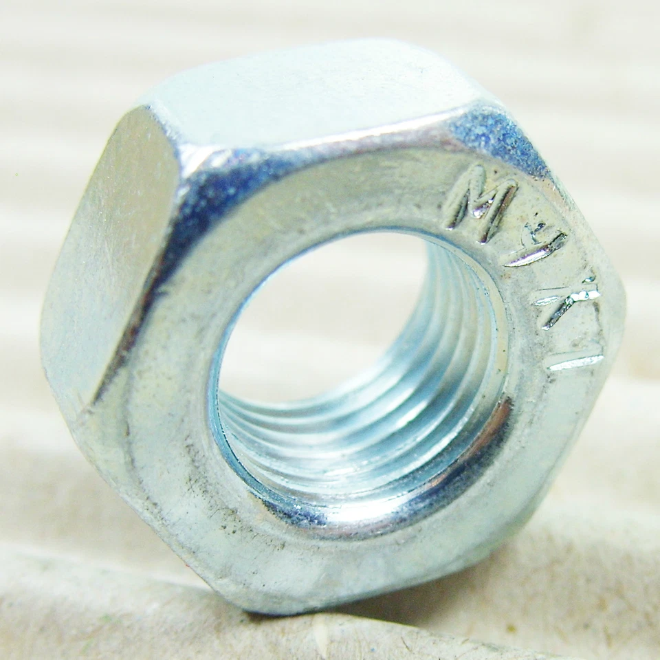 Sechskantmutter Mutter M9X1 Feingewinde Stahl verzinkt - 1 Stück -